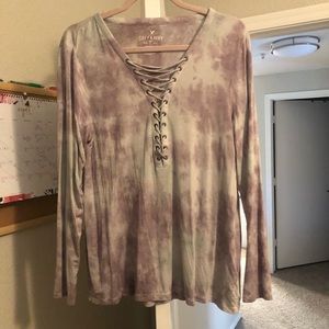 Tie dye long sleeve